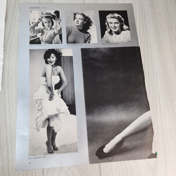 1972 VTG Magazine Illustration 10"x13.5" Rita Hayworth Old Hollywood Pinup Art - Picture 2 of 6